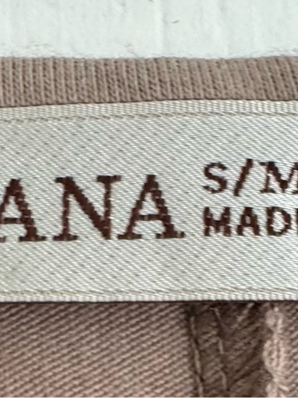 Zenana Outfitters Taupe and Cream Jumpsuit - S/M